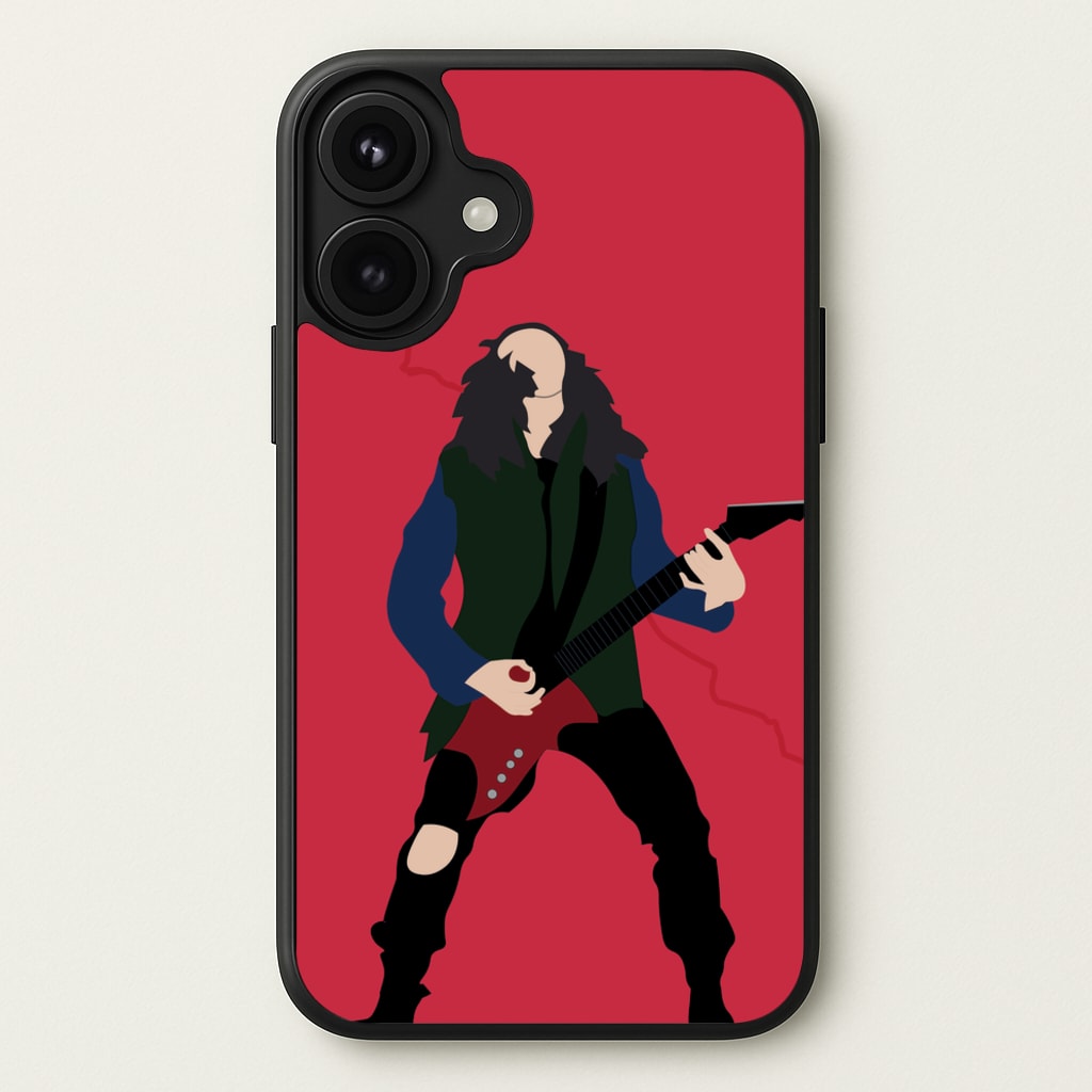 Eddie Munson Playing Guitar Phone Case for iPhone 17