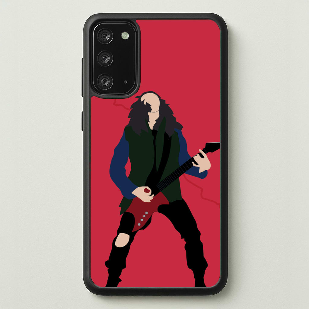 Eddie Munson Playing Guitar - Stranger Things Phone Case for Galaxy Note 20