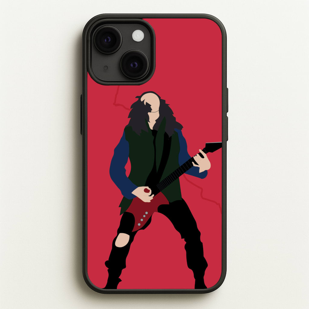 Eddie Munson Playing Guitar - Stranger Things Phone Case for iPhone 13 Mini