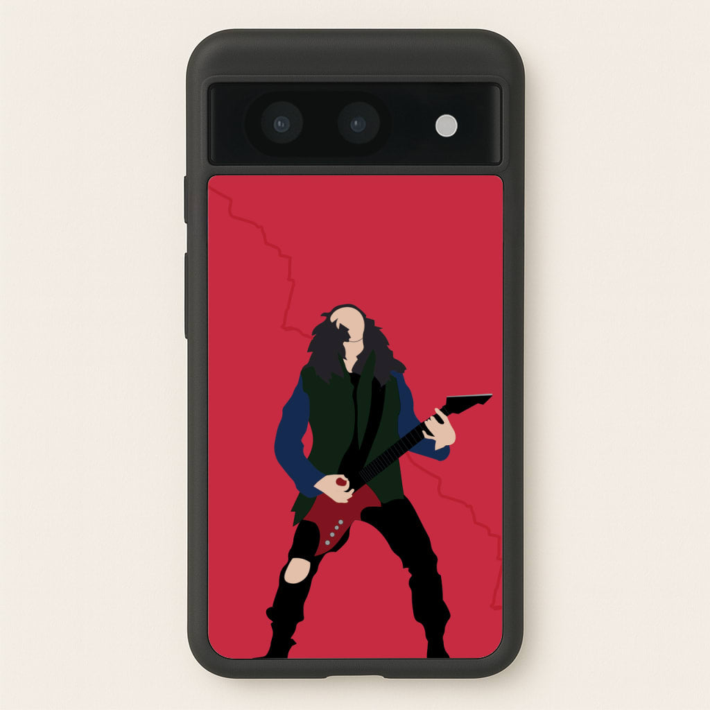 Eddie Munson Playing Guitar - Stranger Things Phone Case for Google Pixel 8a