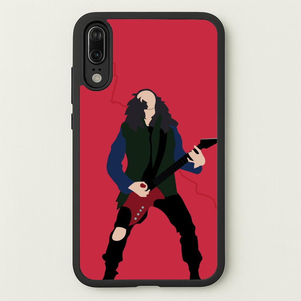 Eddie Munson Playing Guitar - Stranger Things Phone Case for Huawei P20
