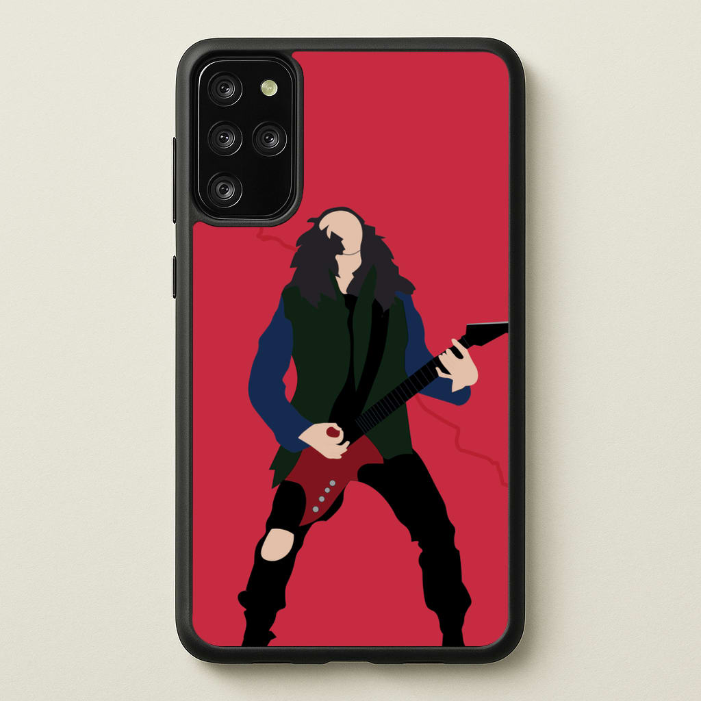 Eddie Munson Playing Guitar - Stranger Things Phone Case for Galaxy S20 Plus