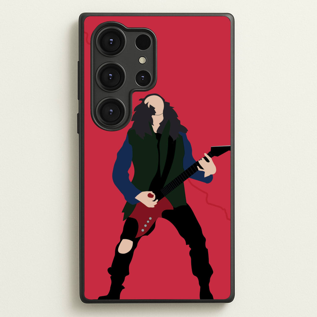 Eddie Munson Playing Guitar - Stranger Things Phone Case for Galaxy S25 Ultra