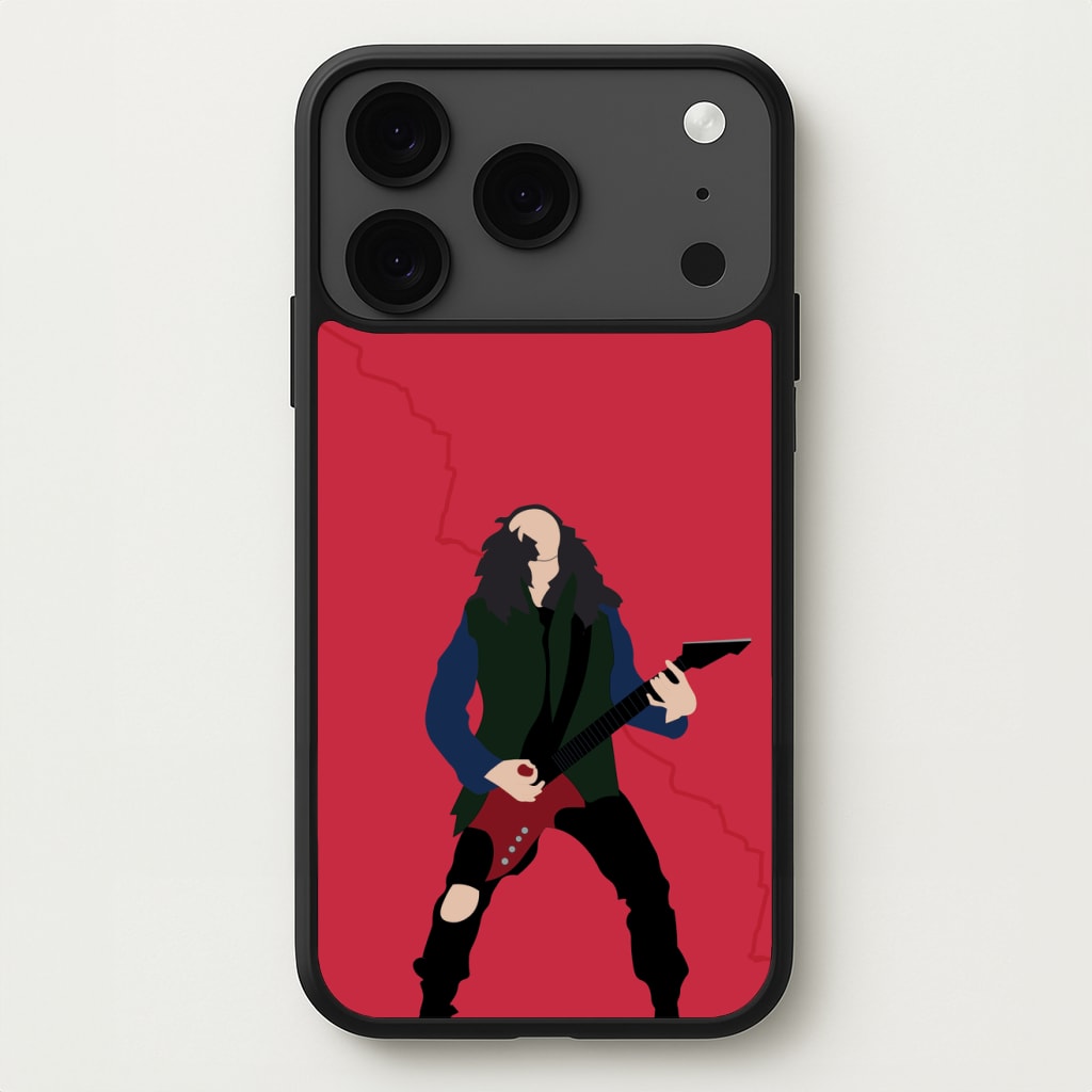 Eddie Munson Playing Guitar Phone Case for iPhone 17 Pro
