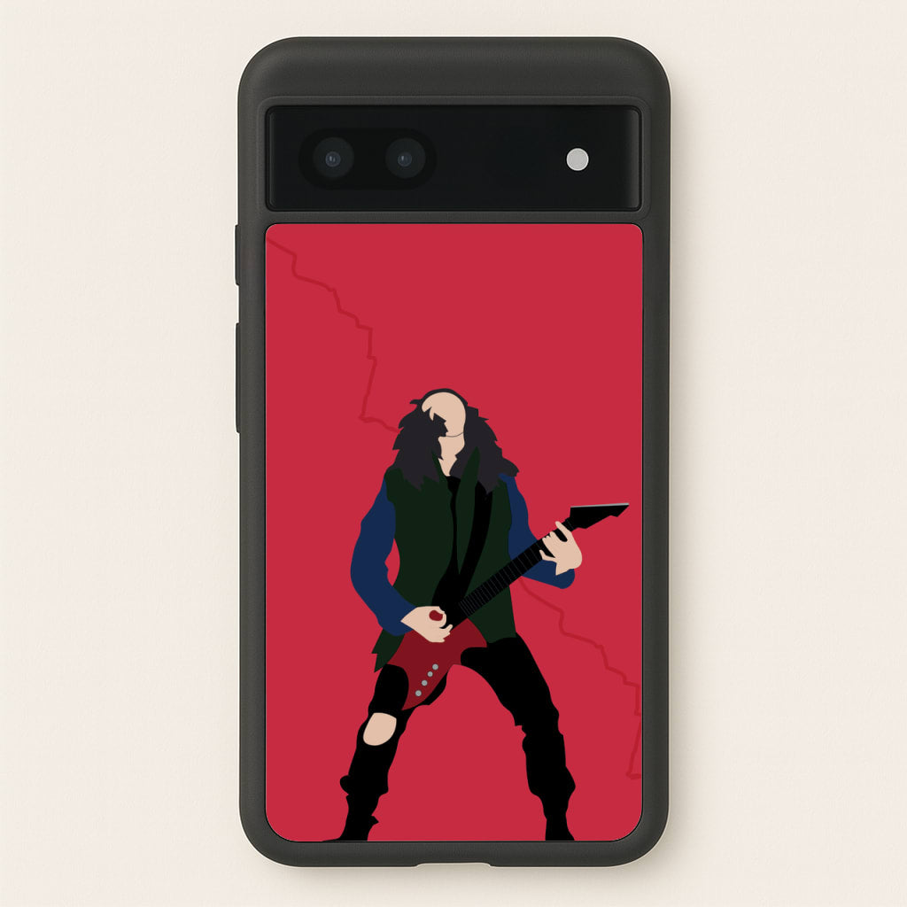 Eddie Munson Playing Guitar - Stranger Things Phone Case for Google Pixel 7a