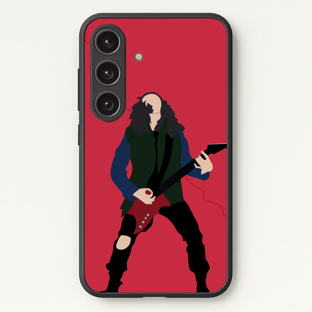 Eddie Munson Playing Guitar - Stranger Things Phone Case for Galaxy S24
