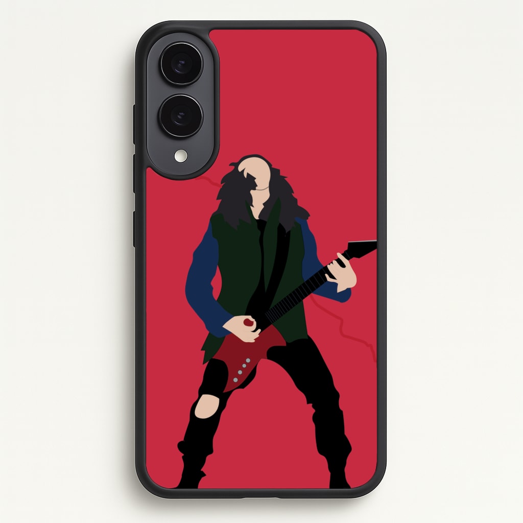 Eddie Munson Playing Guitar - Stranger Things Phone Case for Galaxy S25 Edge