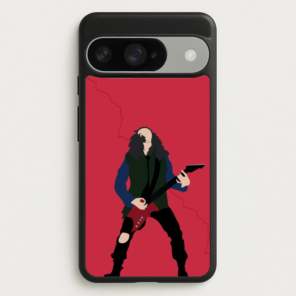 Eddie Munson Playing Guitar Phone Case for Google Pixel 10 / 10 Pro