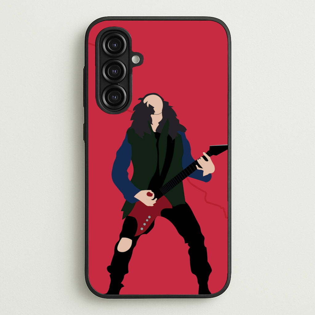 Eddie Munson Playing Guitar - Stranger Things Phone Case for Galaxy A16