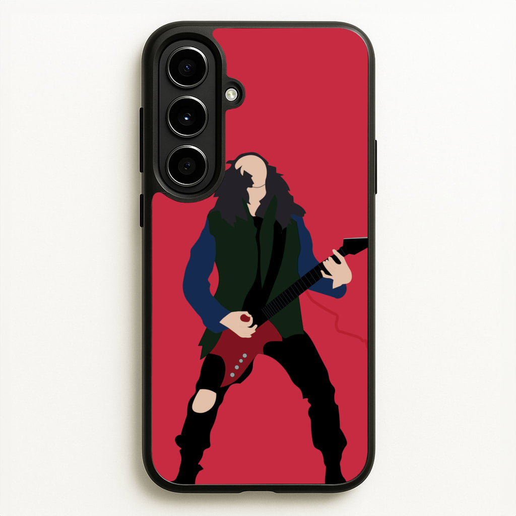 Eddie Munson Playing Guitar - Stranger Things Phone Case for Galaxy A56