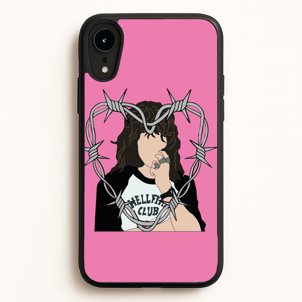 Eddie Heart - Stranger Things Phone Case for iPhone XR