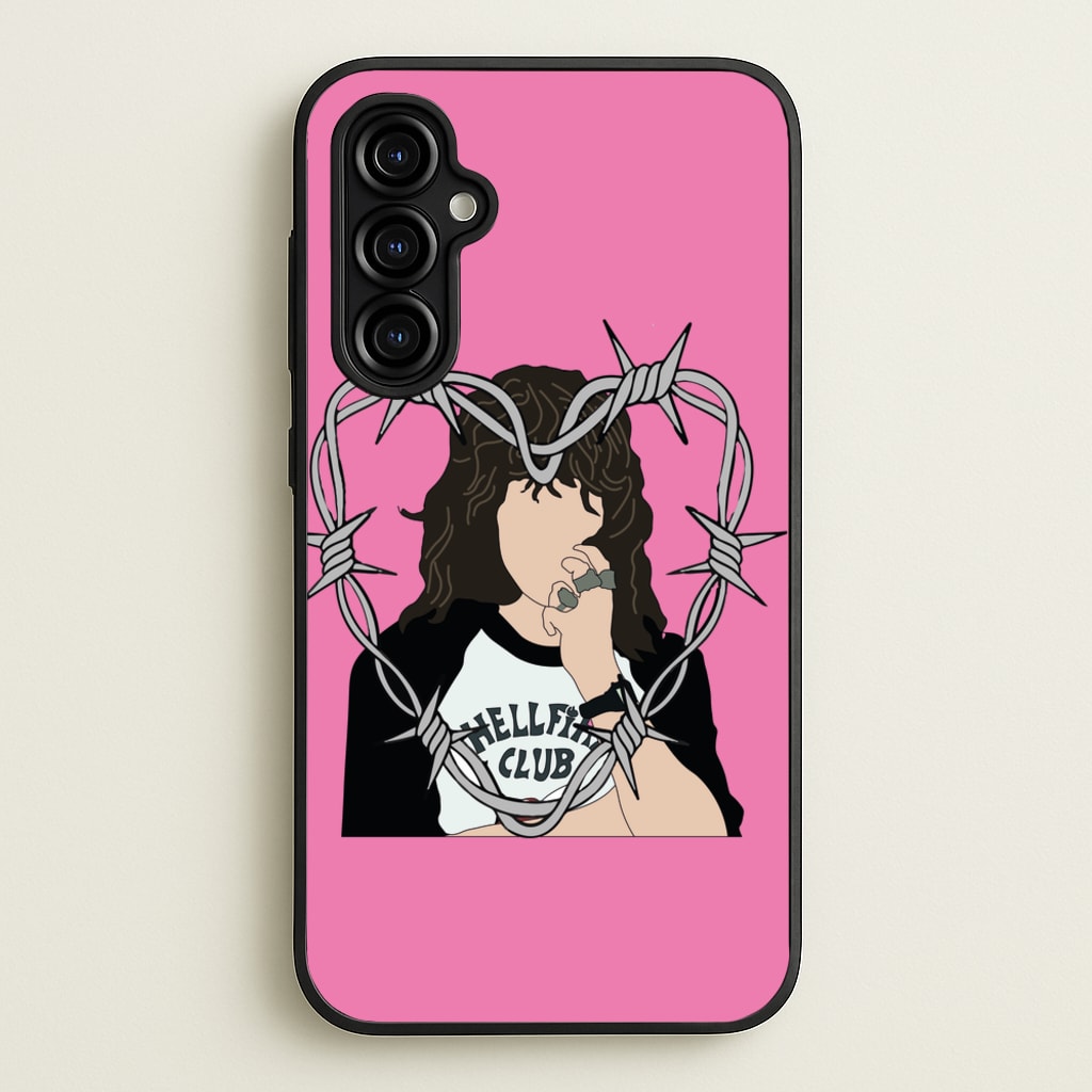 Eddie Heart - Stranger Things Phone Case for Galaxy A54