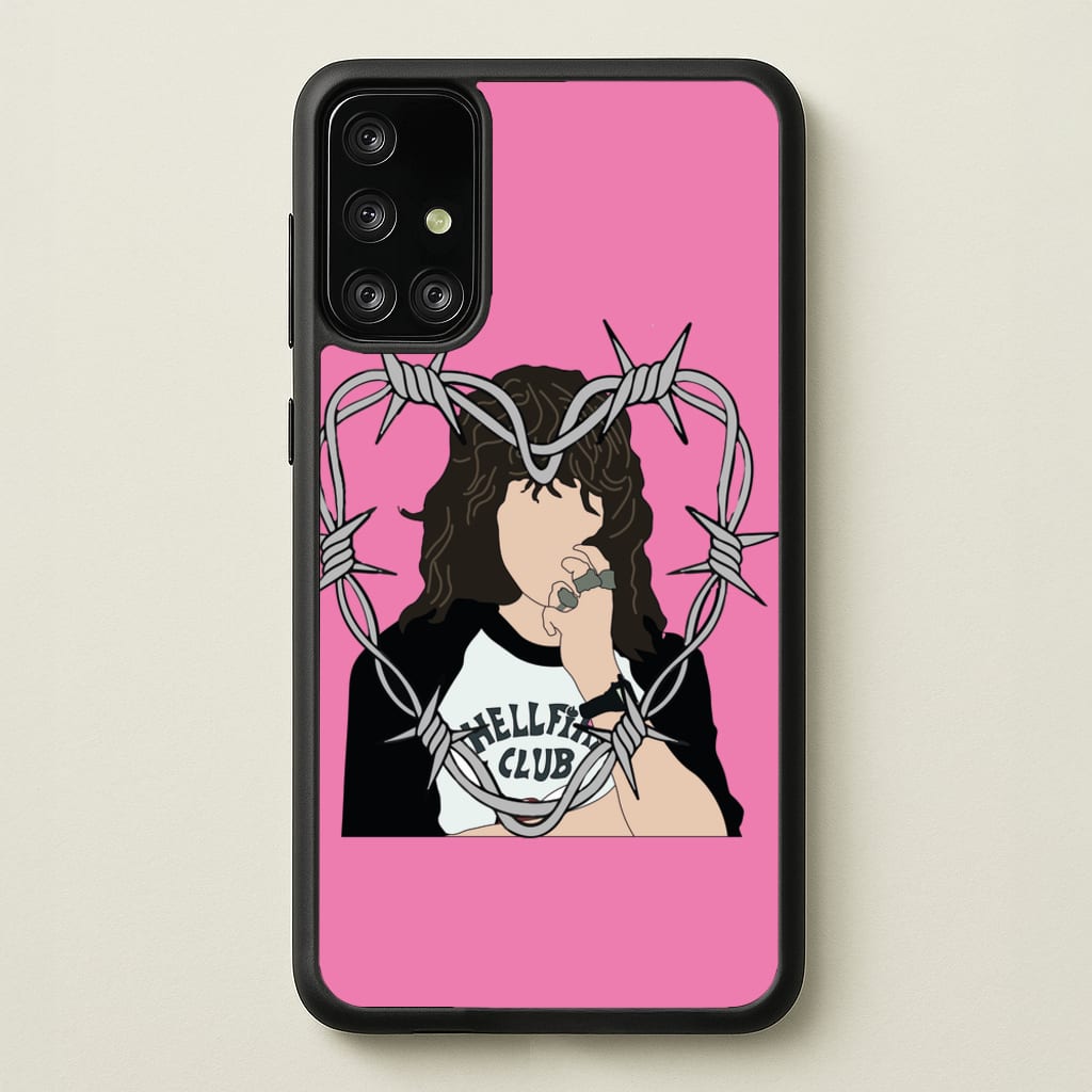Eddie Heart - Stranger Things Phone Case for Galaxy A71