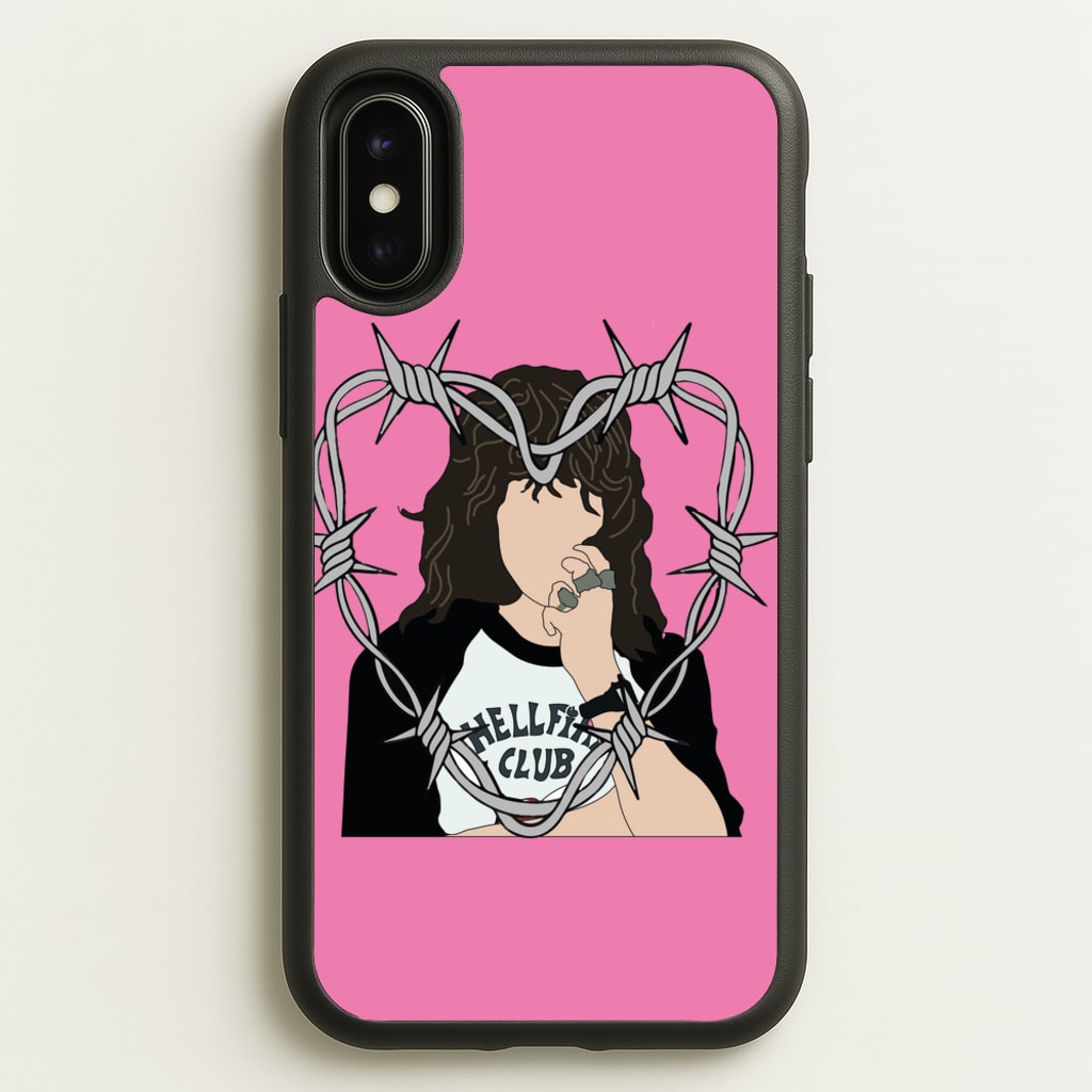 Eddie Heart - Stranger Things Phone Case for iPhone X / XS