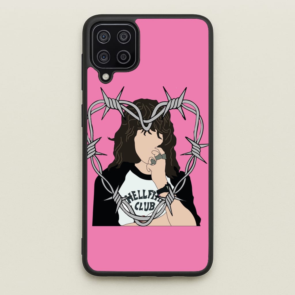 Eddie Heart - Stranger Things Phone Case for Galaxy A12
