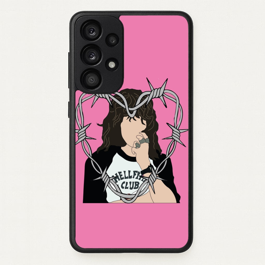 Eddie Heart - Stranger Things Phone Case for Galaxy A53