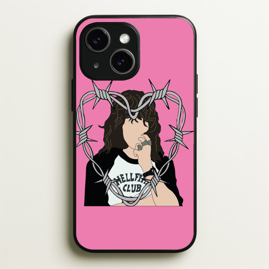 Eddie Heart - Stranger Things Phone Case for iPhone 14