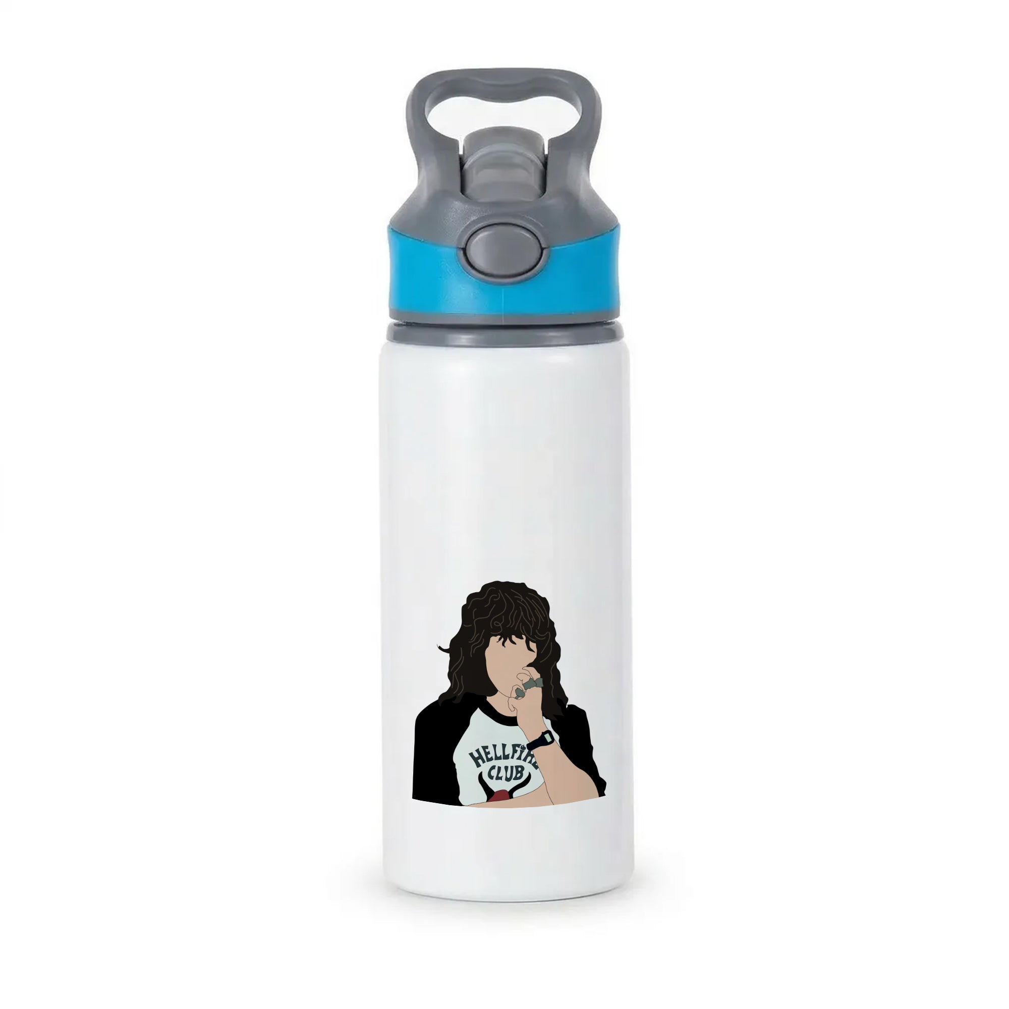Eddie Munson Hellfire Active Water Bottle - Blue
