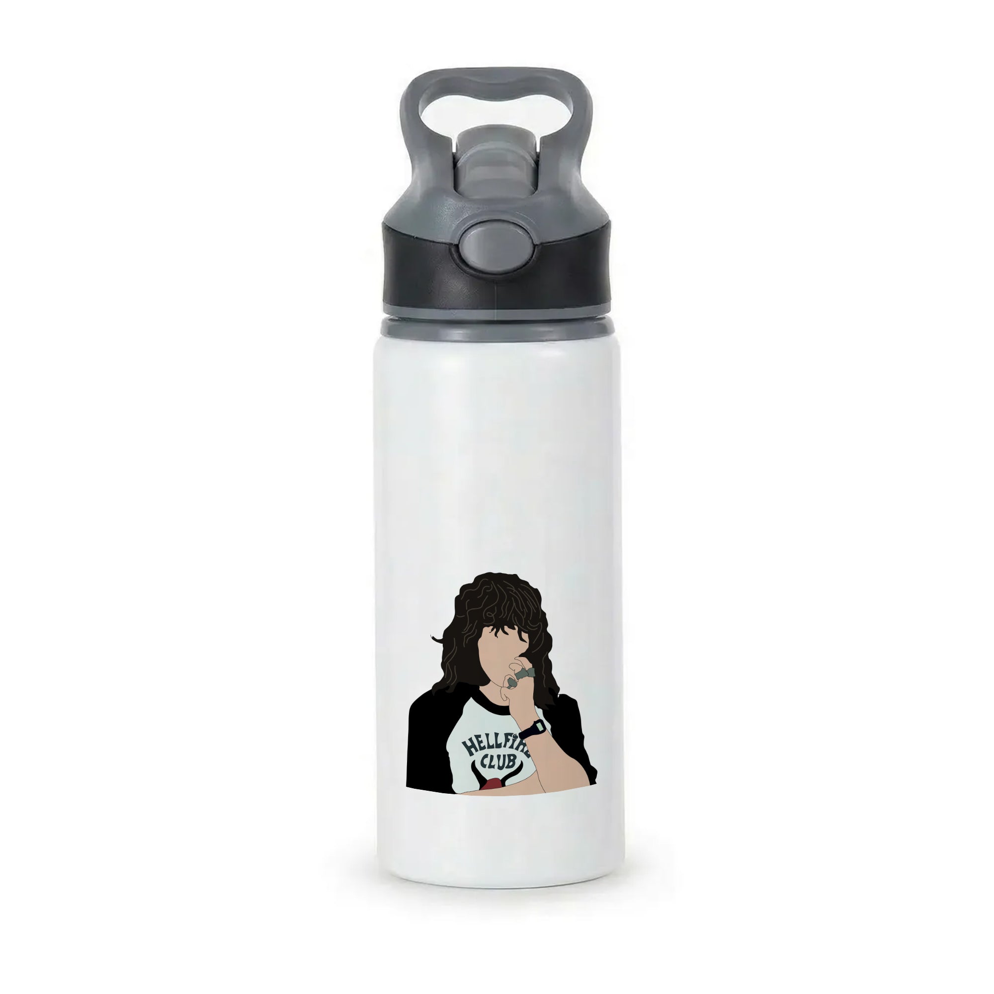 Eddie Munson Hellfire Active Water Bottle - Black