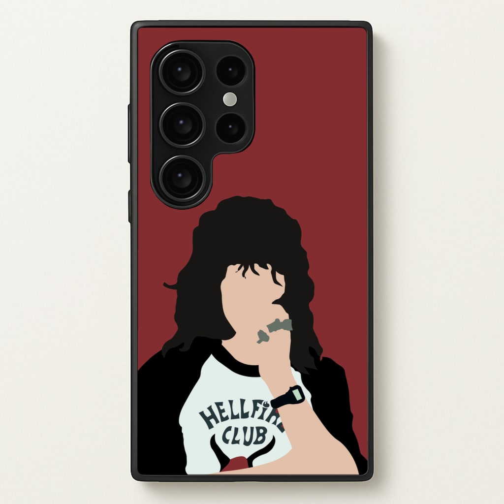 Eddie Munson Hellfire - Stranger Things Phone Case for Galaxy S24 Ultra