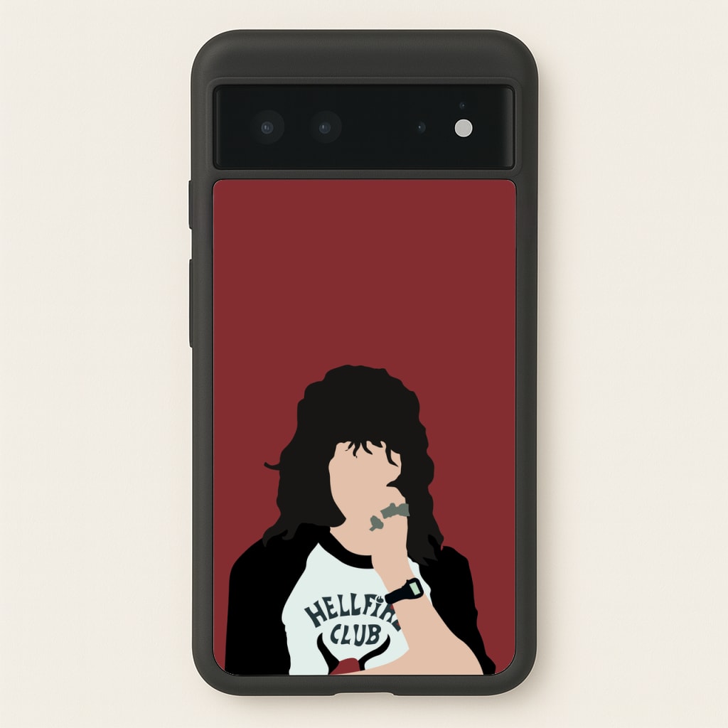 Eddie Munson Hellfire - Stranger Things Phone Case for Google Pixel 6