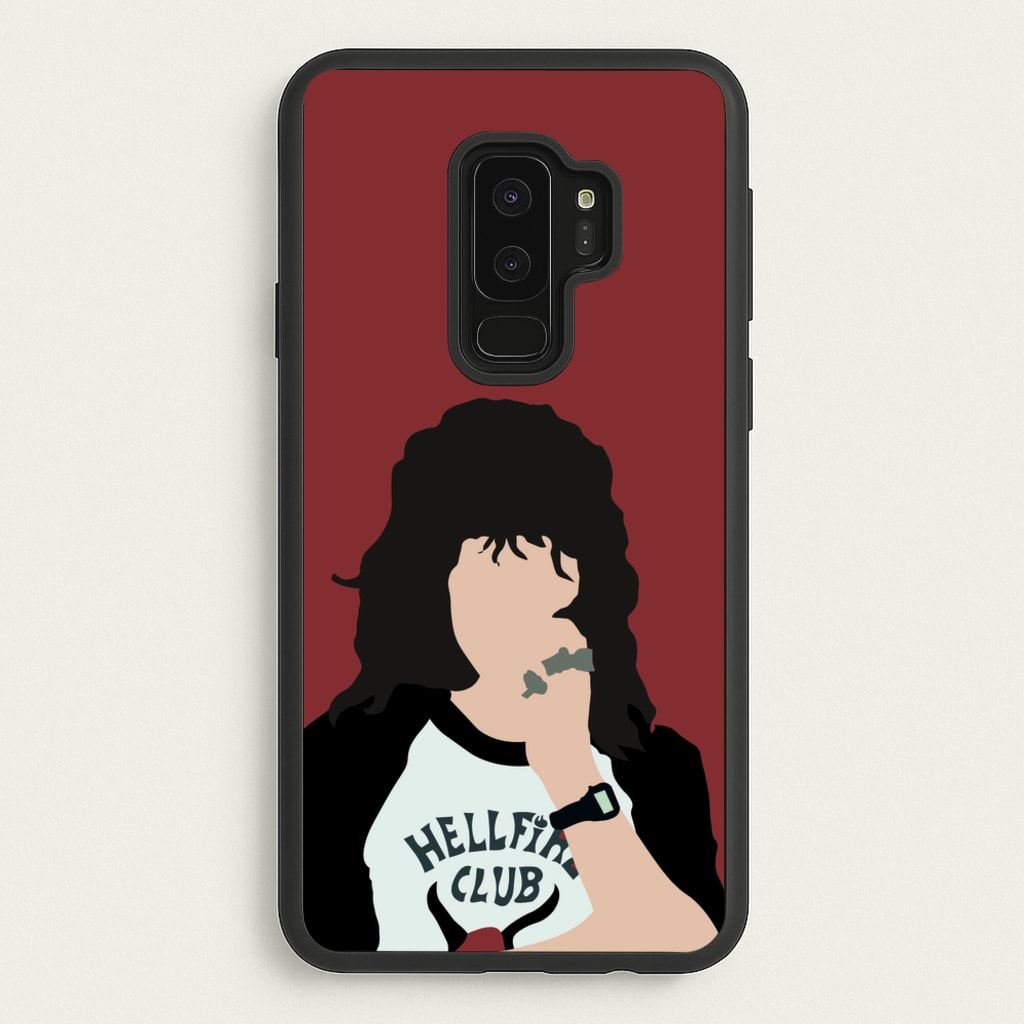Eddie Munson Hellfire - Stranger Things Phone Case for Galaxy S9 Plus