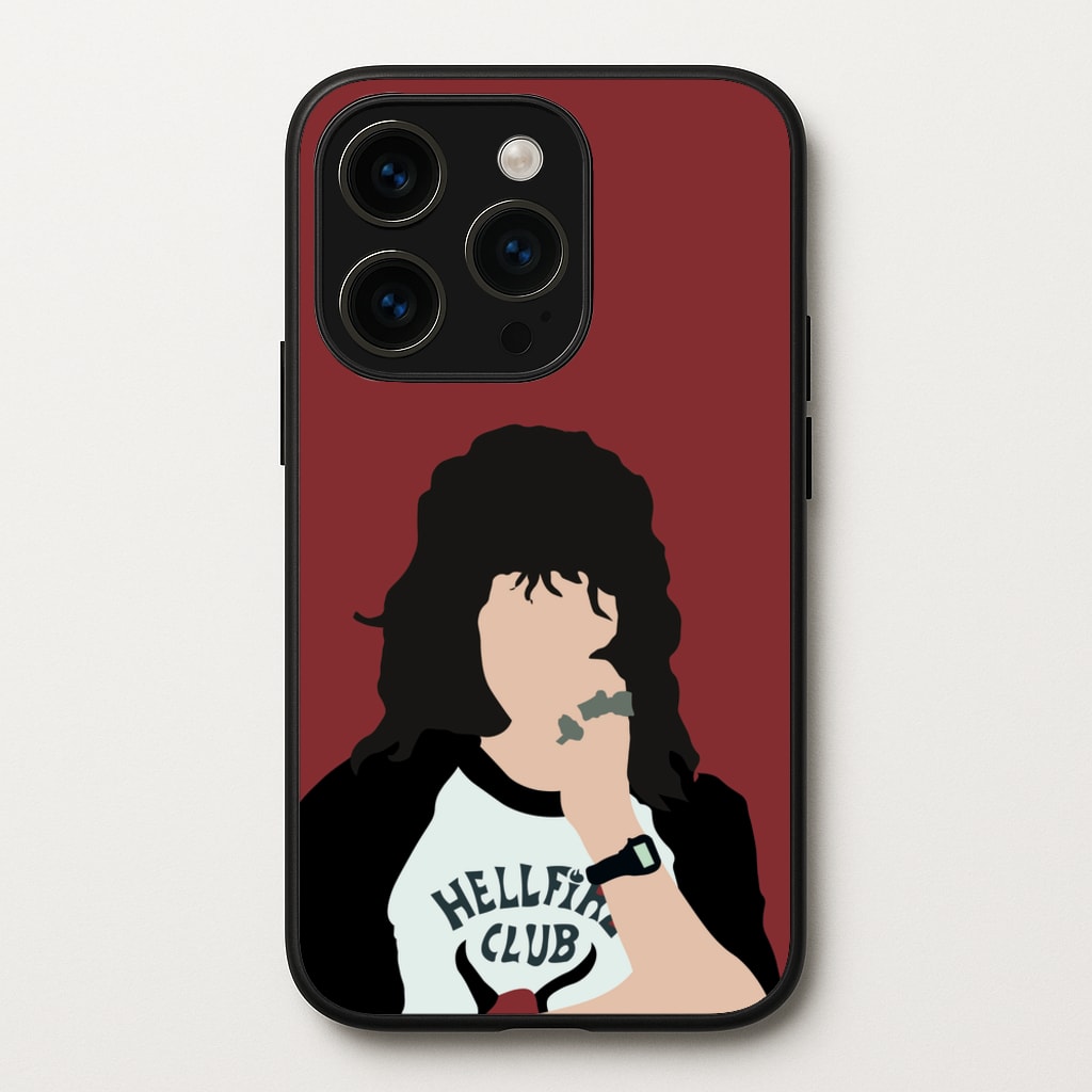 Eddie Munson Hellfire - Stranger Things Phone Case for iPhone 15 Pro Max