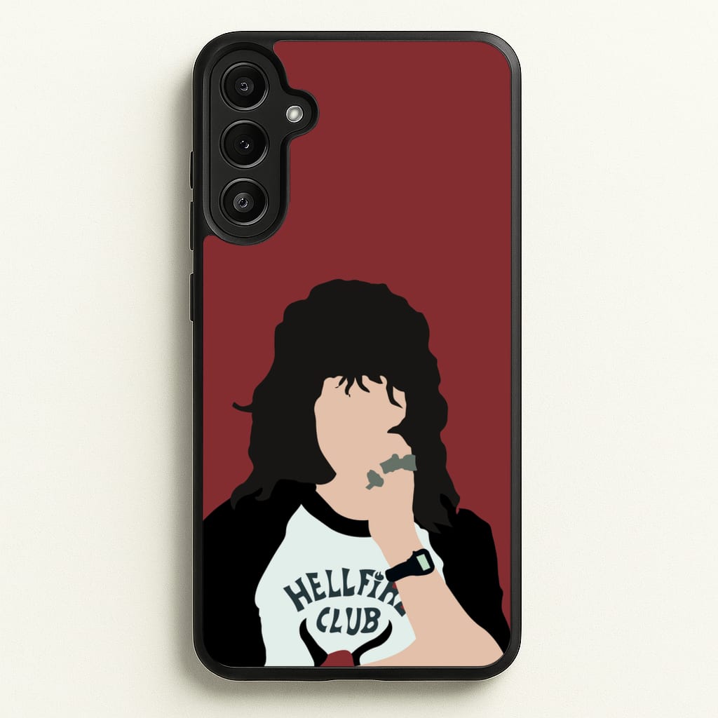 Eddie Munson Hellfire - Stranger Things Phone Case for Galaxy A36