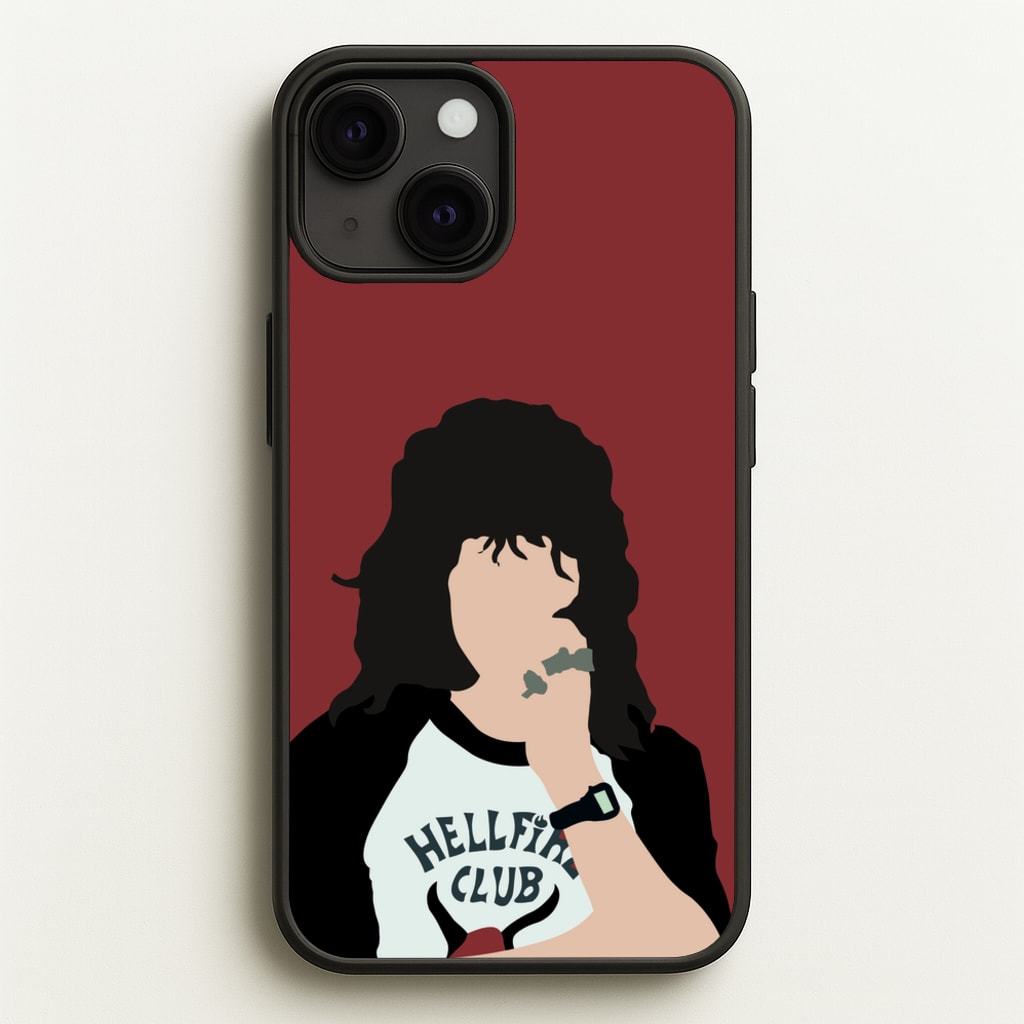 Eddie Munson Hellfire - Stranger Things Phone Case for iPhone 13