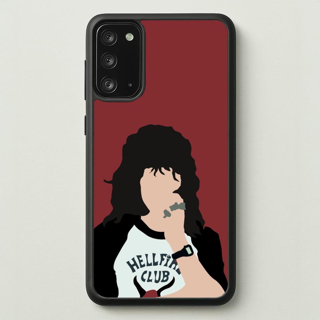 Eddie Munson Hellfire - Stranger Things Phone Case for Galaxy Note 20