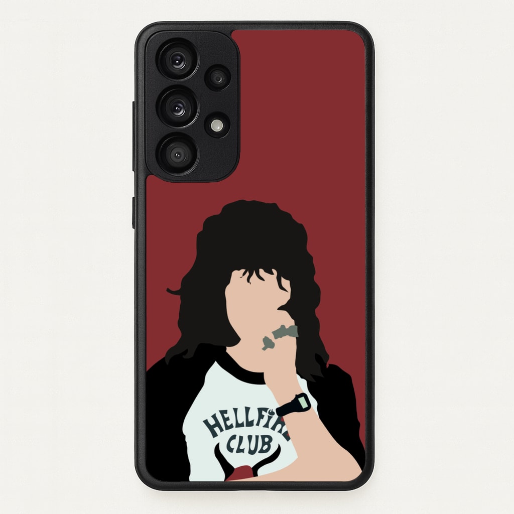 Eddie Munson Hellfire - Stranger Things Phone Case for Galaxy A53