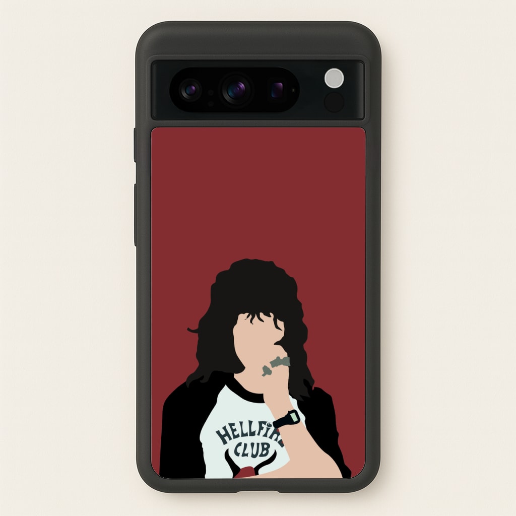 Eddie Munson Hellfire - Stranger Things Phone Case for Google Pixel 8 Pro