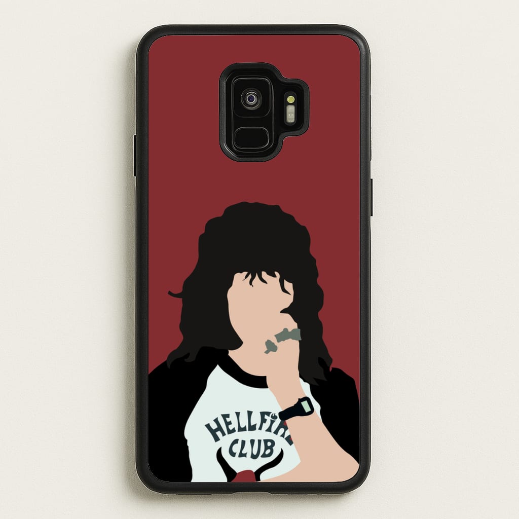 Eddie Munson Hellfire - Stranger Things Phone Case for Galaxy S9