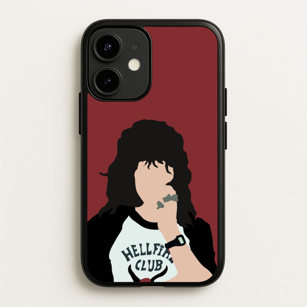 Eddie Munson Hellfire - Stranger Things Phone Case for iPhone 12 Mini