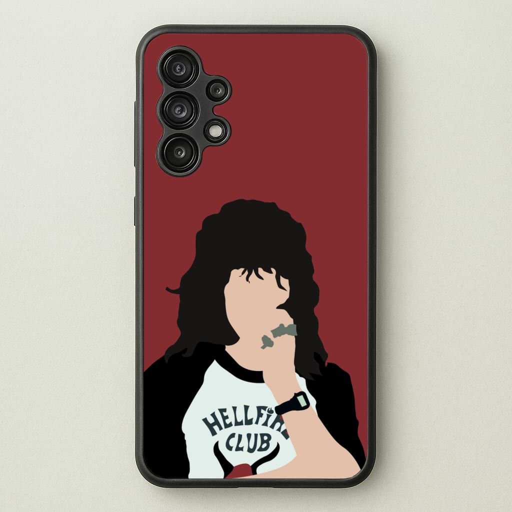 Eddie Munson Hellfire - Stranger Things Phone Case for Galaxy A13