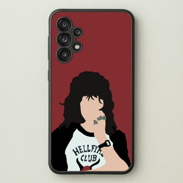 Eddie Munson Hellfire - Stranger Things Phone Case for Galaxy A13