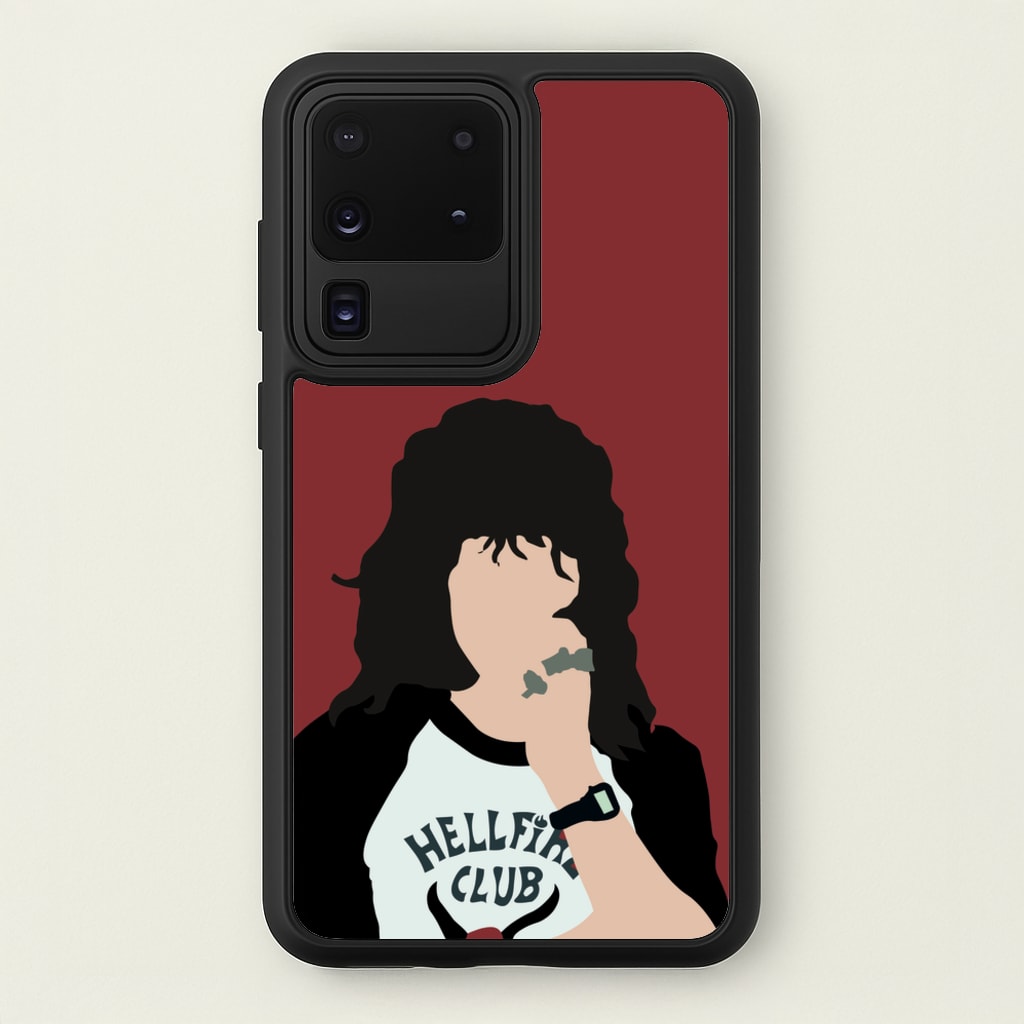 Eddie Munson Hellfire - Stranger Things Phone Case for Galaxy S20 Ultra