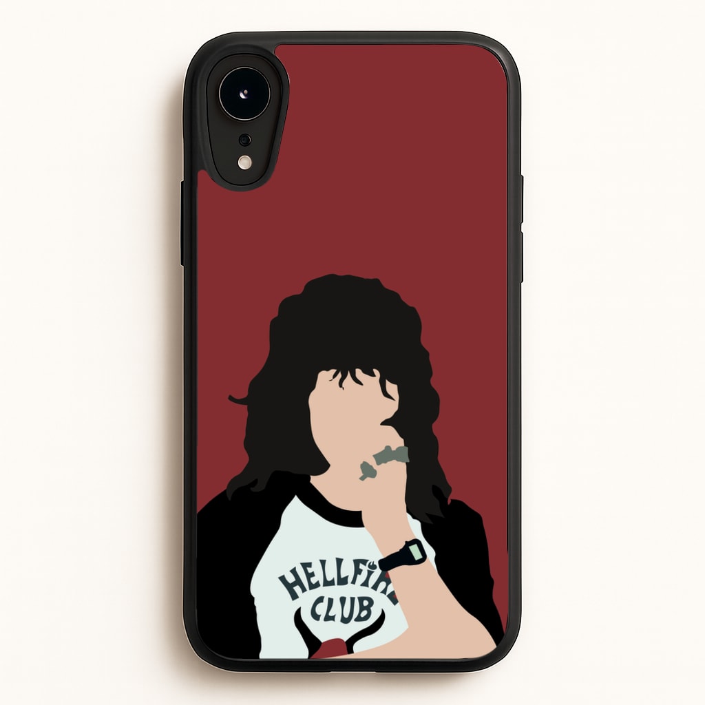Eddie Munson Hellfire - Stranger Things Phone Case for iPhone XR