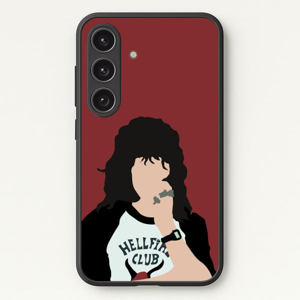 Eddie Munson Hellfire - Stranger Things Phone Case for Galaxy S24FE