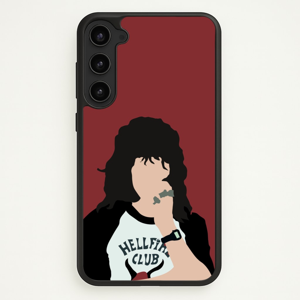 Eddie Munson Hellfire - Stranger Things Phone Case for Galaxy S23 Plus