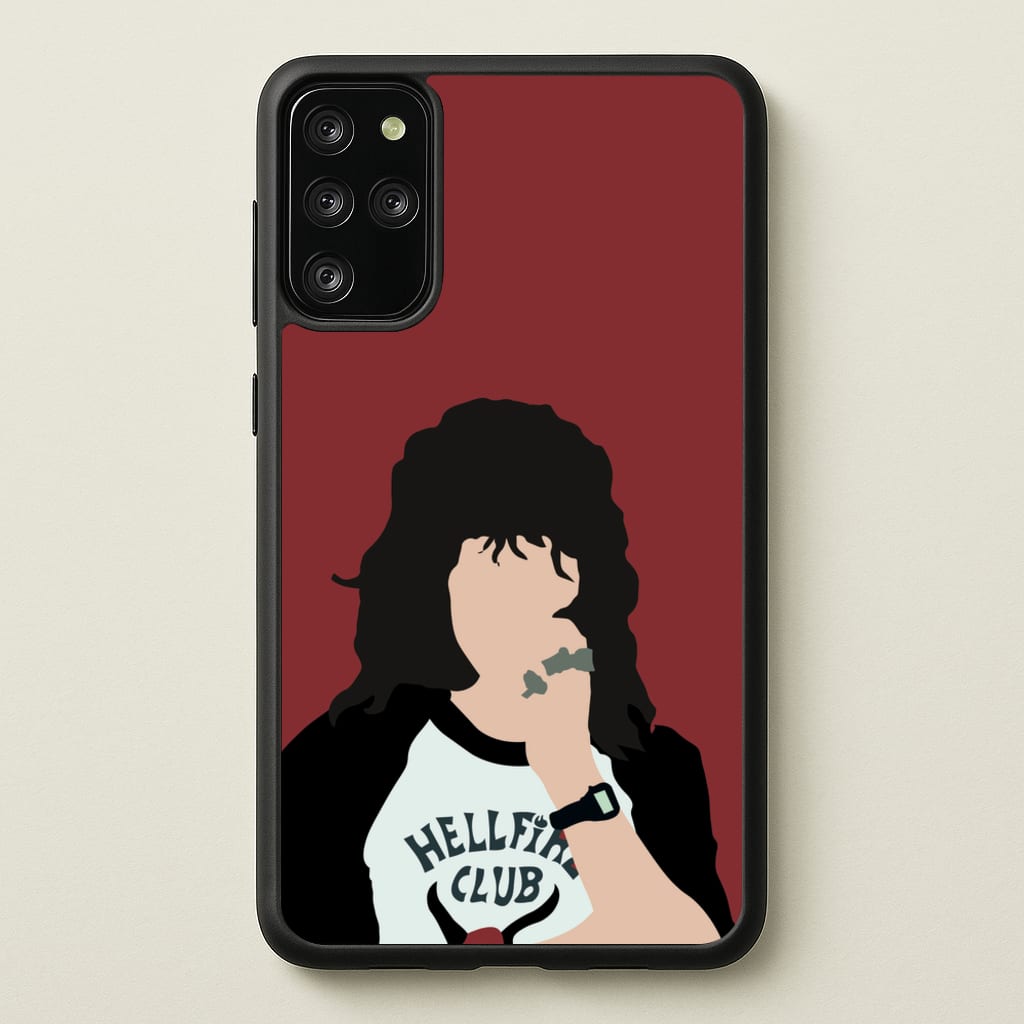 Eddie Munson Hellfire - Stranger Things Phone Case for Galaxy S20 Plus