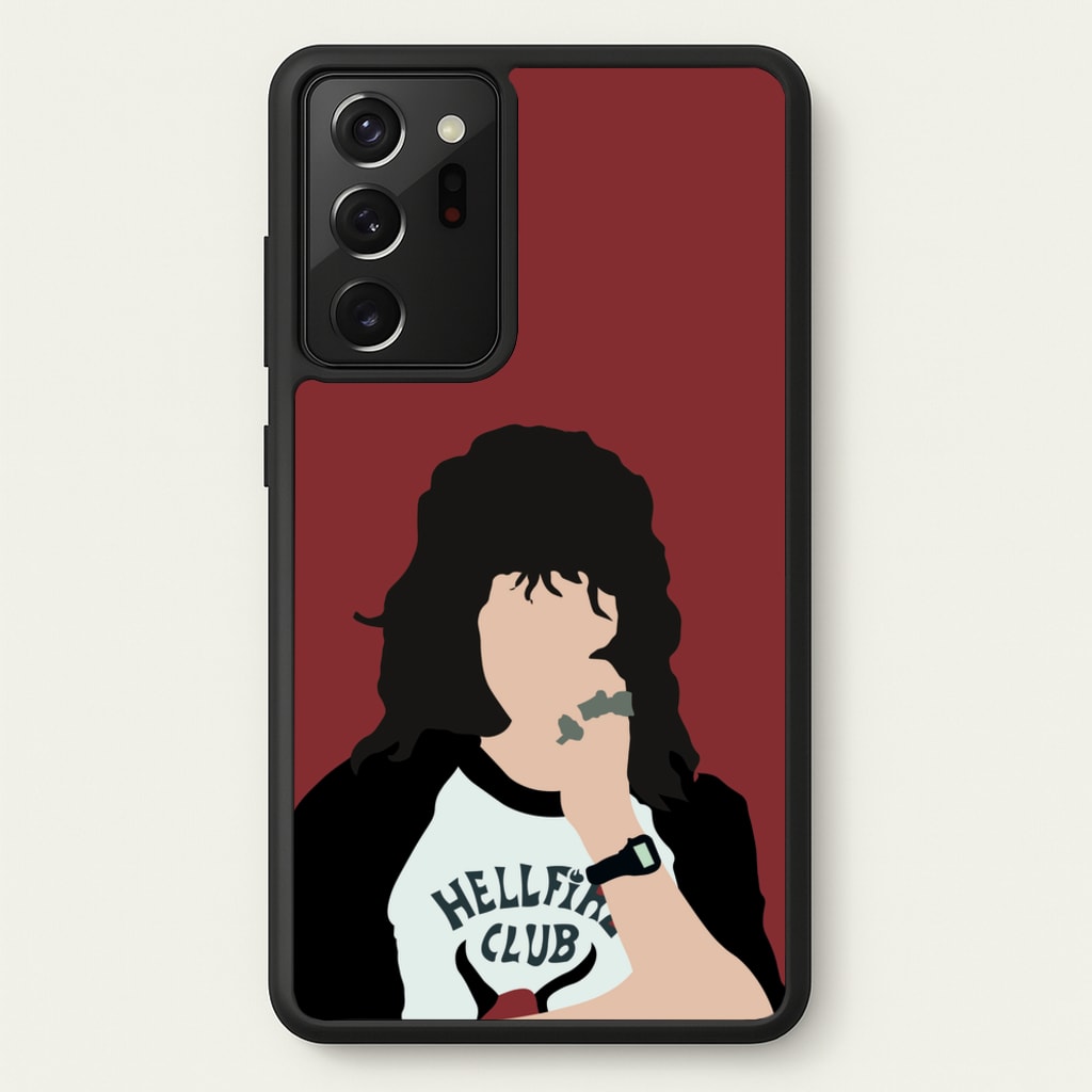 Eddie Munson Hellfire - Stranger Things Phone Case for Galaxy Note 20 Ultra