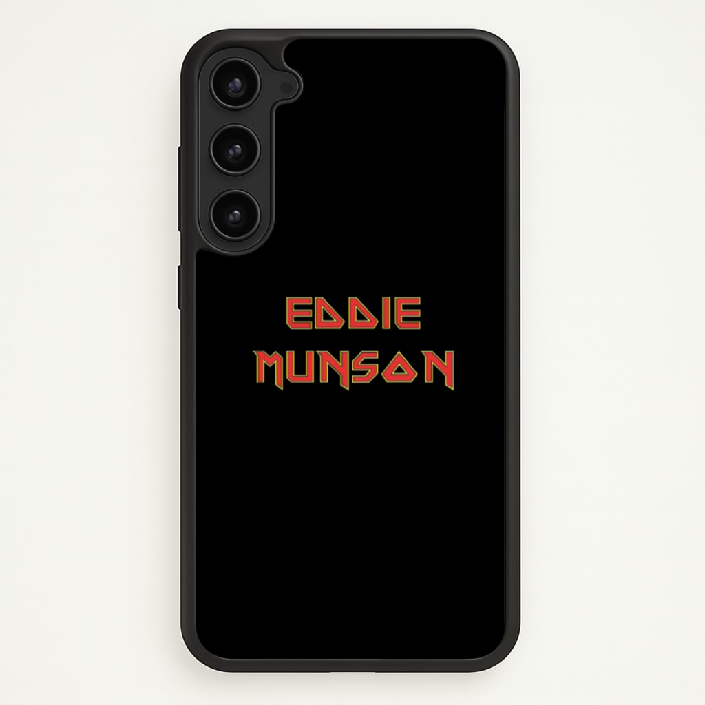 Eddie Munson Text - Stranger Things Phone Case for Galaxy S23 Plus