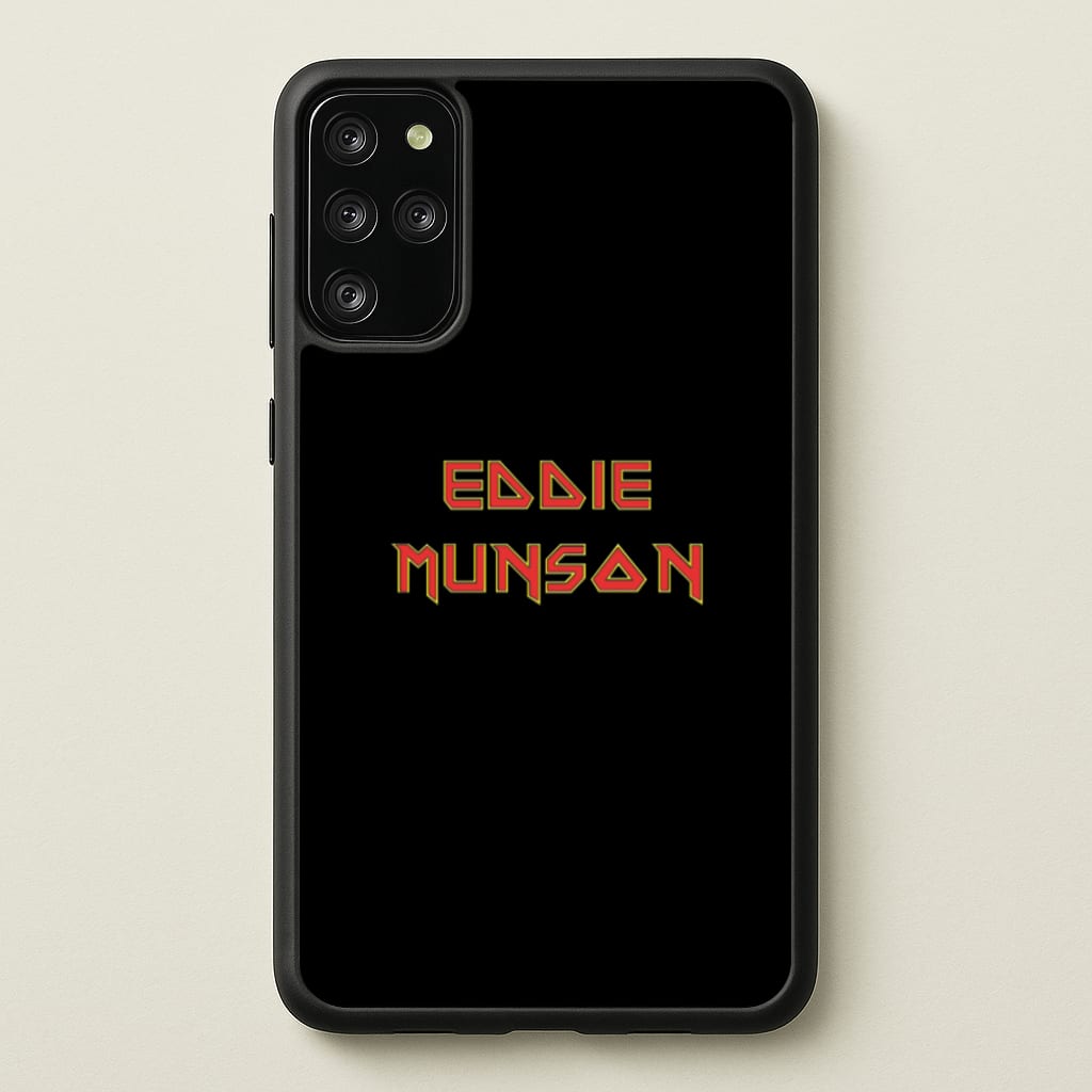Eddie Munson Text - Stranger Things Phone Case for Galaxy S20 Plus