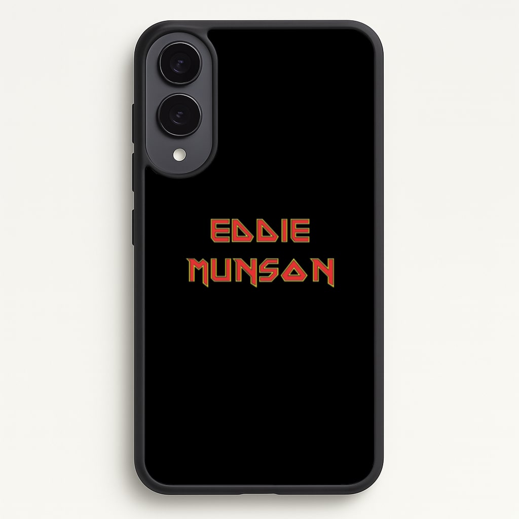 Eddie Munson Text - Stranger Things Phone Case for Galaxy S25 Edge