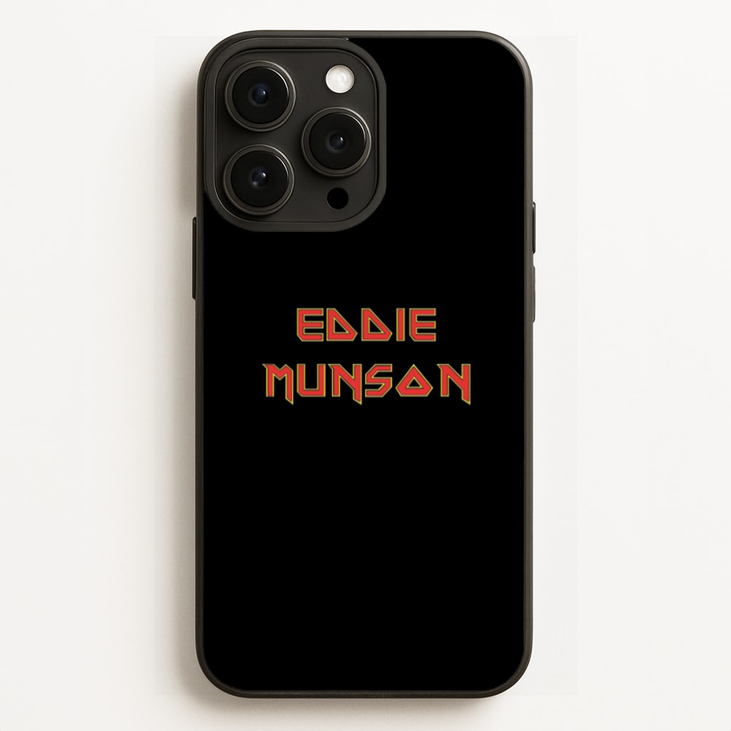 Eddie Munson Text - Stranger Things Phone Case for iPhone 12 Pro Max