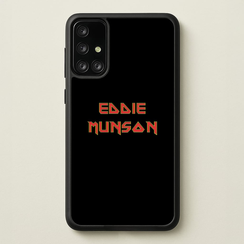 Eddie Munson Text  - Stranger Things Phone Case for Galaxy A71