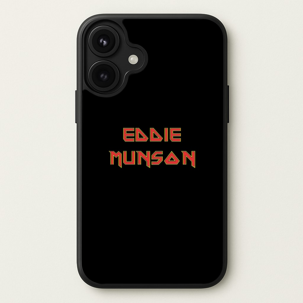 Eddie Munson Text Phone Case for iPhone 17
