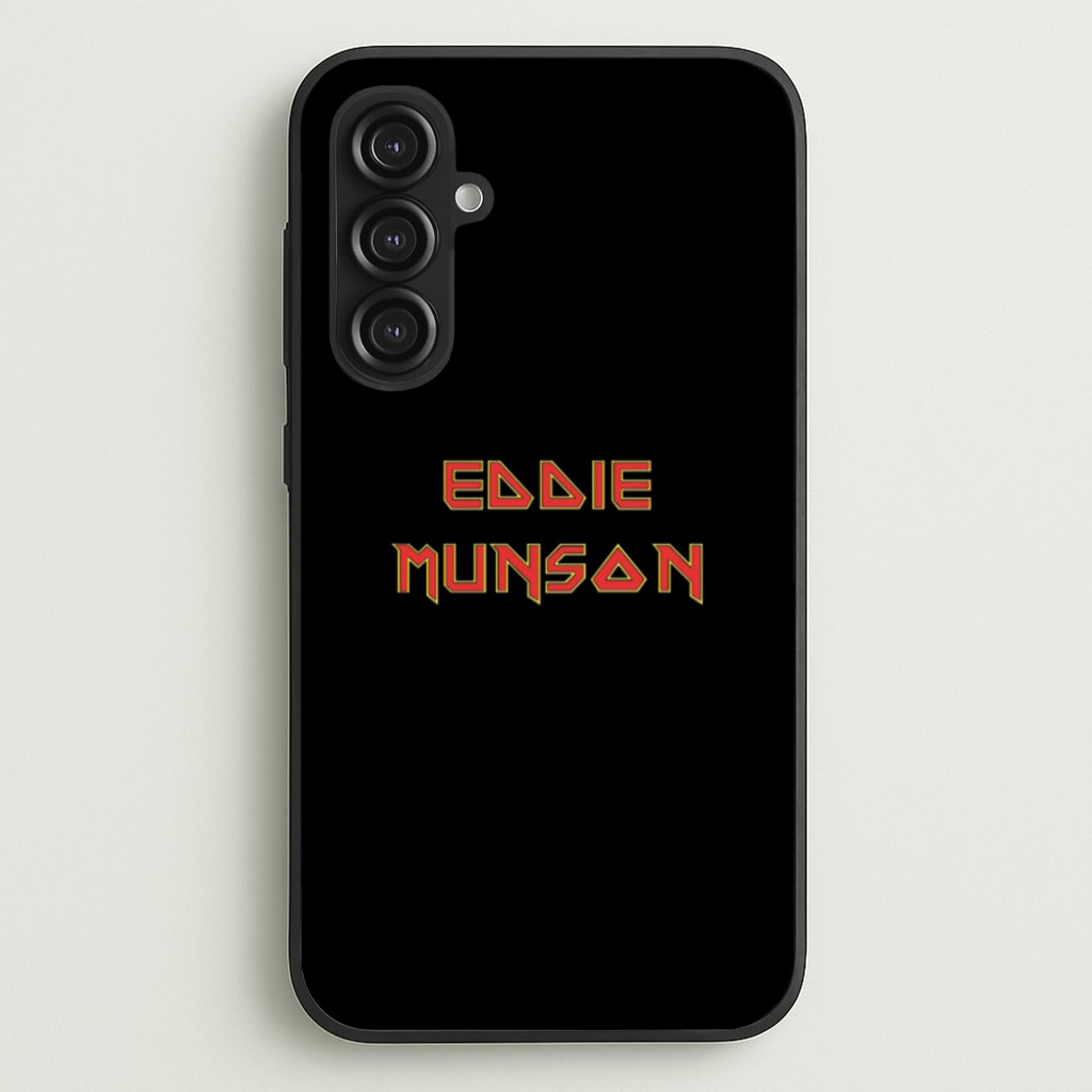 Eddie Munson Text  - Stranger Things Phone Case for Galaxy S23FE