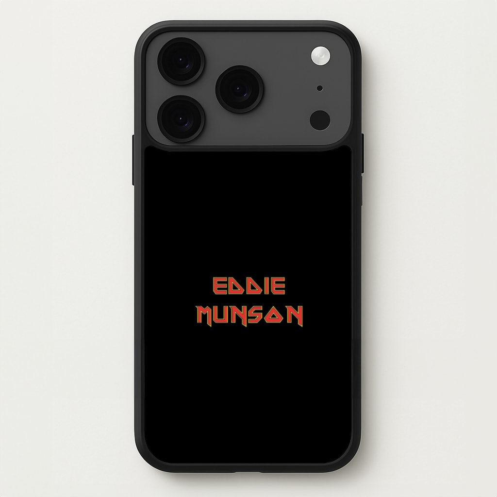 Eddie Munson Text Phone Case for iPhone 17 Pro Max